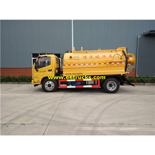 Dongfeng 5000L Cleaning Fecal Suction Trucks