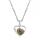 Amor Unakite Heart Birthstone Pendse Collares de piedras preciosas para mujeres