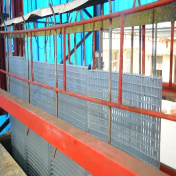 Zinc plated welded mesh panel
