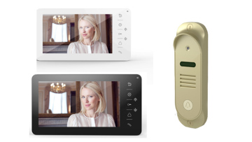 7" Commax Video Door Phone with Touch Key (M2207B+D25AC)