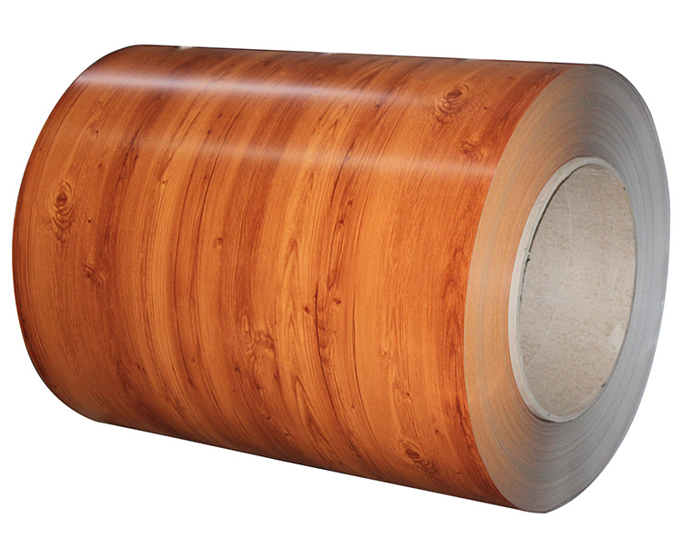 Wood grain PPGI steel coils