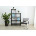 metal bookshelves temper glass