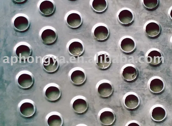 galvanised perforated metal
