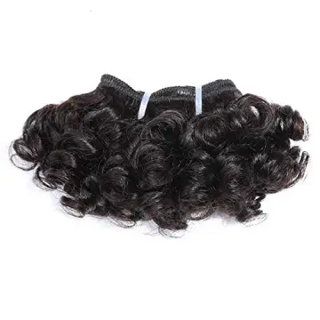 Spark Hair 10A Bouncy Curly Bundles Virgin Hair Bundles Short Curly Bob Style Weave Funmi Human Hair Extension
