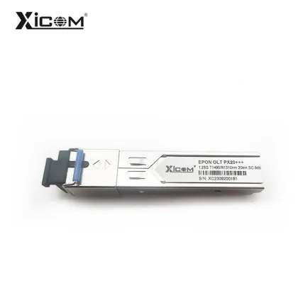 XICOM EPON OTL PX20 1.25G SFP for 20km, Compatible with TP-Link, Ubiquiti, and HIOSO