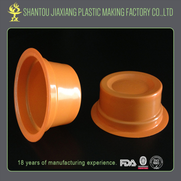 Good quality orange disposable plastic cup for dessert