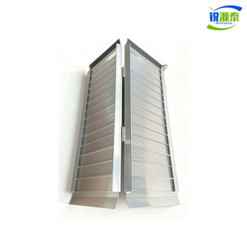 Rampa de accesibilidad plegable de aleación de aluminio para sillas de ruedas