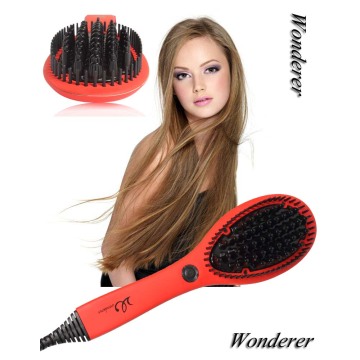 Hair Straightener Brush Comb