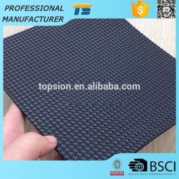 Shoes Soling Embossed Black Rubber Sheets For Shoe Sole