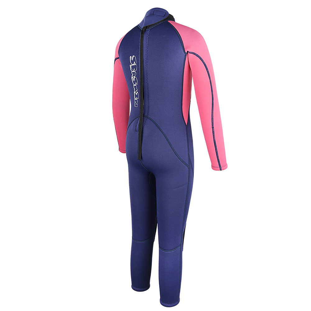 Traje de neopreno de buceo Seaskin Back Zip Girls