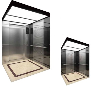 Germany Design Hairline Etched Cabin Commercial Passenger Elevator for 2-6 Persons
