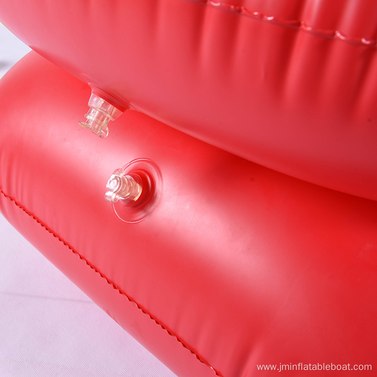 red color inflatable Simple baby sofa chair