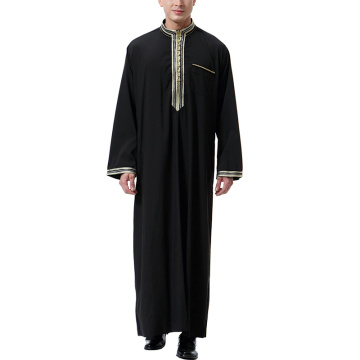 Mode kaftan robes musulman thobe pour hommes