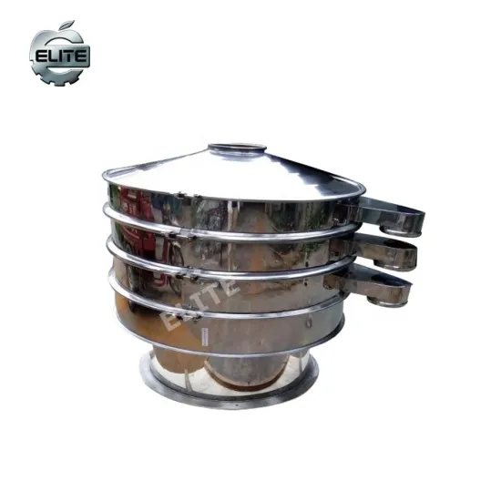 1000mm Mobile Rotary Vibrating Screen Machine for Large Capacity Fruit Juice Sieving