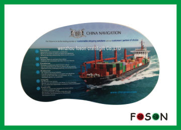 Colorful Soft Gel Wrist Oval Pvc Ultra Thin Mouse Pad With Cmyk Printing