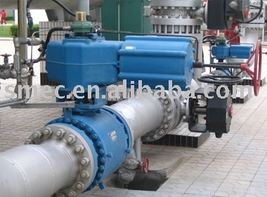 Ball Valves application in natural gas purification plant