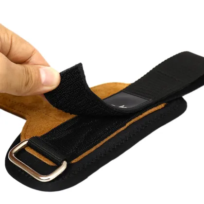 Leather Weightlifting Gloves for Gymnastics and Fitness Training