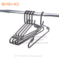 EISHO Havy Duty Black Plastic Tubular Coat Hanger