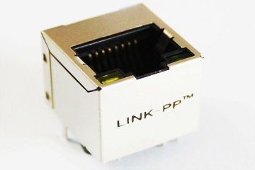 Custom Vertical Ieee Rj45 , Single Port Gigabit Ethernet Rj-45 Plug 13479aa584