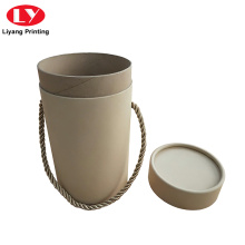 Cylinder Packaging Paper Box Round Kraft Boxes