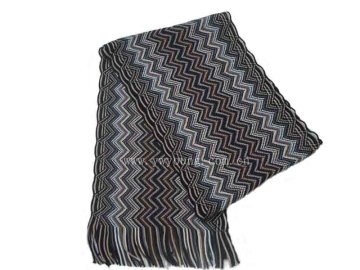 Hot sale best quality men's pure acrylic woven scarf