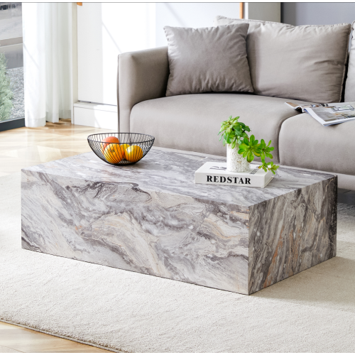 Elegant Square Coffee Table in Modern Nordic Style