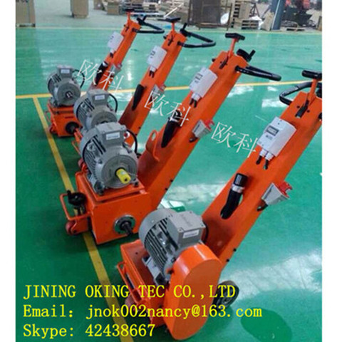 OK-200 Concrete gasoline scarifying machine/Road scarifying and milling machine