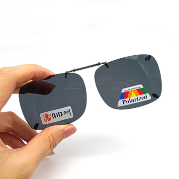 DMZ001 Polarized Clip-On Sunglasses - Affordable Clip-On Sunglasses for Prescription Glasses