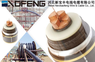 Copper Xlpe High Voltage Power Cable And Pe Or Pvc Cable 500kv / * 800mm2 ～ 1 * 3000mm2