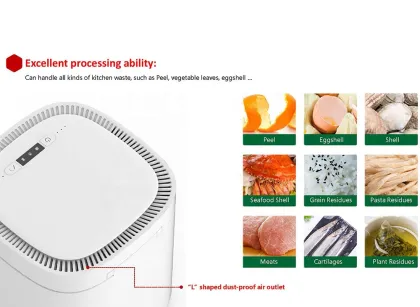 Smart Kitchen Waste Processor: ABS Plastic Electric Home Technology
