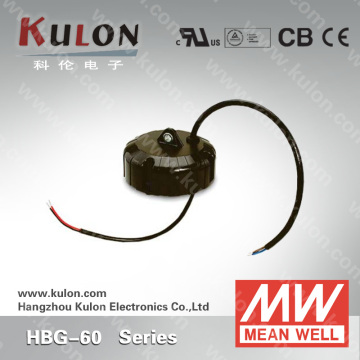 60w constant current MeanWell HBG-60 1050ma led lighting driver