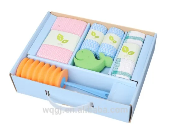 Creative Custom Environmental Protection Seiketsu 6pcs Set Including Sponges, Scouring Pads and etc
