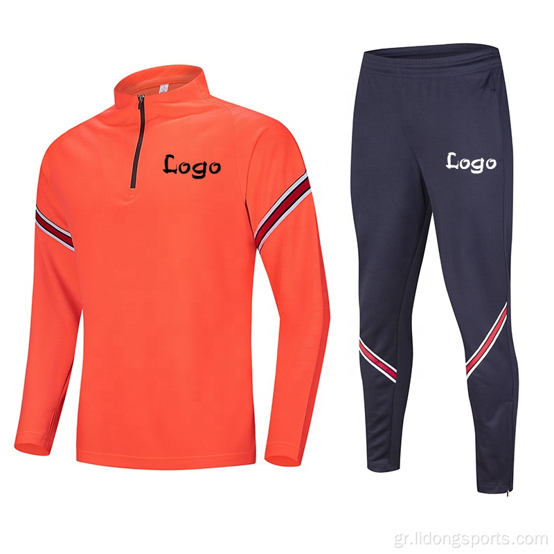 Υψηλής ποιότητας Half Half Zipper Team Training Training Tracksuit