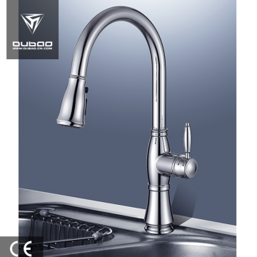 Zinc handle kitchen sink mixer faucet