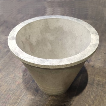 XTL Sintyron Clay High Compression Resistance Ceramic Pouring Cup for Foundry