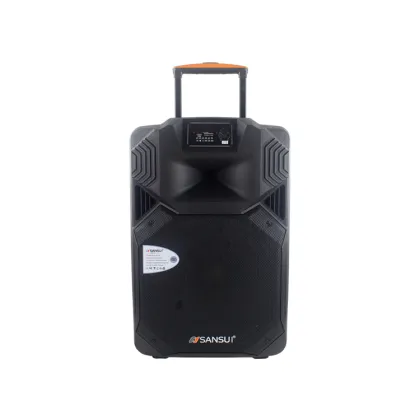 2024 SANSUI 15 Inch Caxia De Som Professional Audio Karaoke Speaker