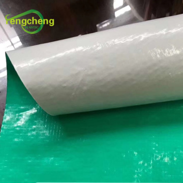 Green white UV coated pe plastic sheet