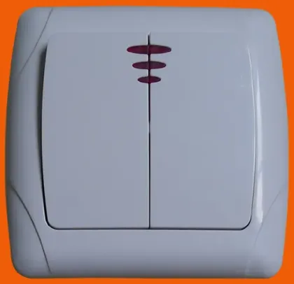 EU Style Wall Light Doorbell Switch F3006