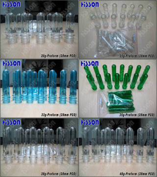 10g To 850g Pet Preforms For Blow Molding 