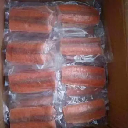 Sea Iqf Wild Alaska Salmon Portion Fresh Salmon Portion Skinless Pink Salmon Portion Supplier