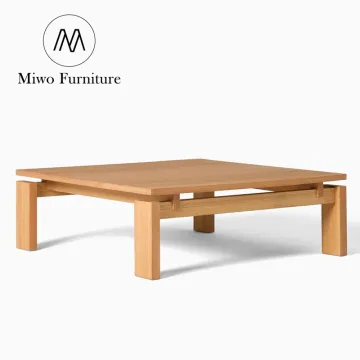 Nordic Modern Simple Luxury Solid Wood Coffee Table Set