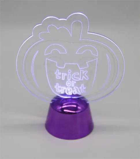 Pumpkin Head Halloween LED Mirror Light