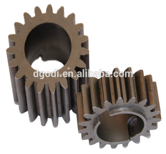 OEM custom made high standard spur metal paper shredder parts gears