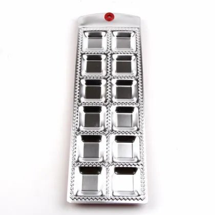 Suqare Dumpling Tray Ravioli maker with a roller