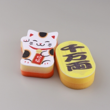 kitchen washing sponge hand pad scouring Non-scratch