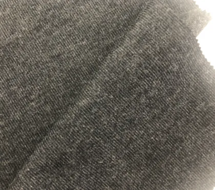 Wool fabric cotton poly wool flannel fabric