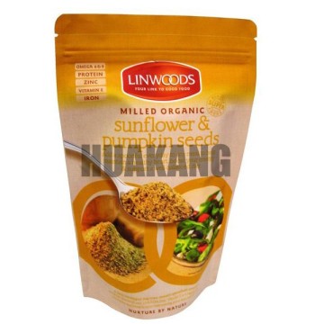 Plastic Vacuum sealing sunflower and pumpkin seed packaging bag