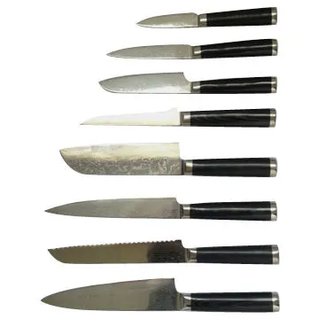 Damascus steel knife set, Pakistan blanks