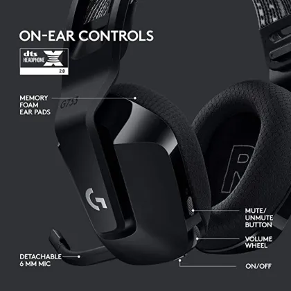 Logitech G733 Wireless RGB Lightweight Gaming Headphones
