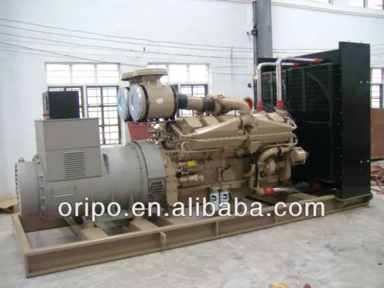 High power with cummins engine diesel generator 1200kw used for factory, construction work